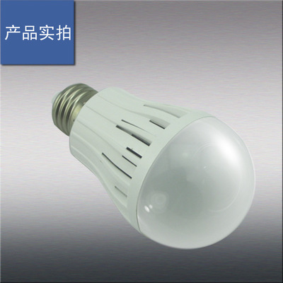 【LED球泡灯 5W-塑料LED节能灯 超亮 批发】价格,厂家,图片,LED球泡灯,中山市古镇詹姆森照明灯具厂-