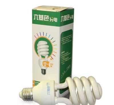【螺旋节能灯 E27 25W 高效混合粉中半螺节能灯批发】价格_厂家_图片 -